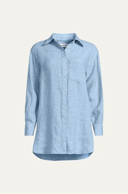 Pure Linen Oversized Shirt