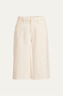 Linen Blend Denim Culottes