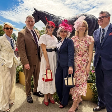 Six people in Lands’ End RSVP Edit Clothing in Royal Ascot