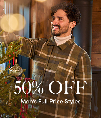 50% off Menswear