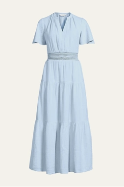 Cheesecloth Tiered Dress