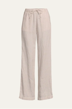 Pure Linen Wide Leg Trousers