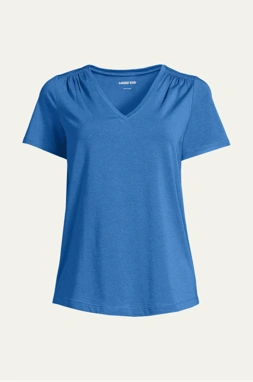 V-neck Top With Lace Trim