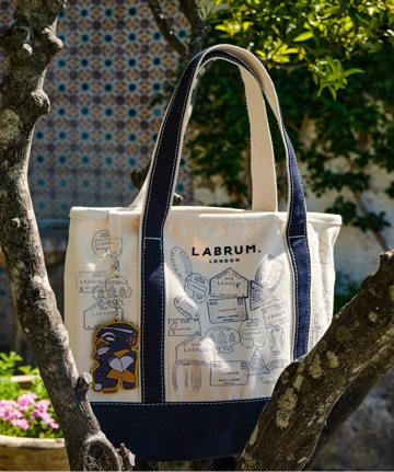 Discover the iconic canvas tote - Labrums tote bag in natural canvas