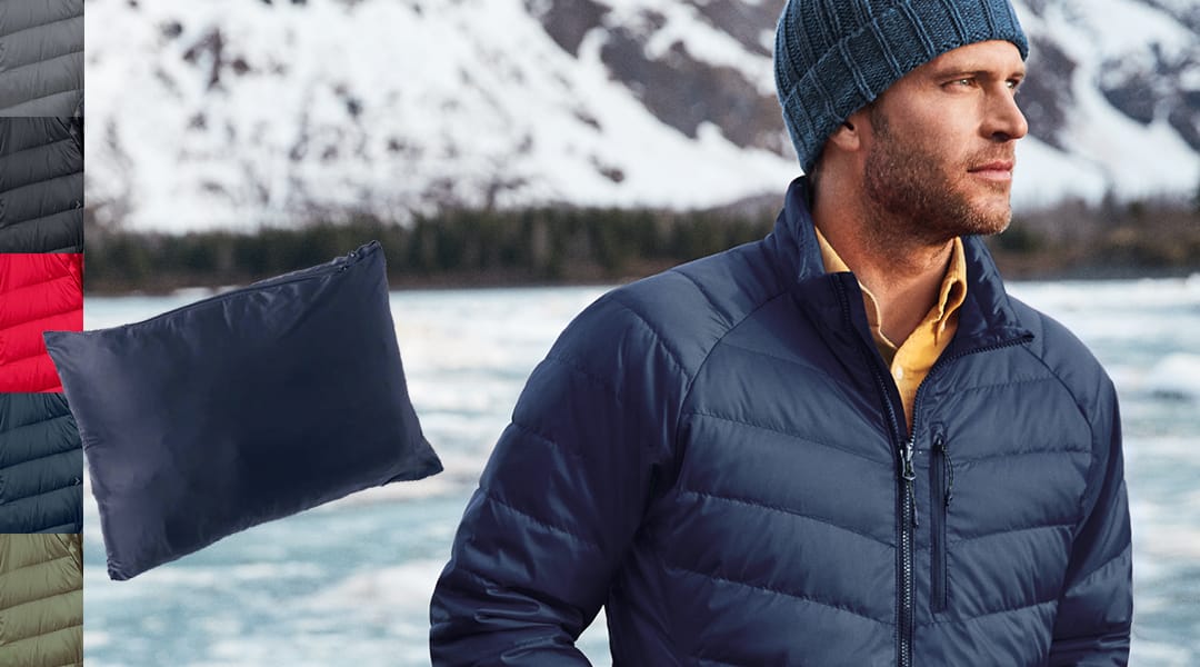 Men's Packable Jackets for travel and 