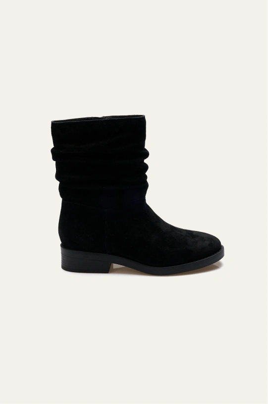 Suede Slouch Boots