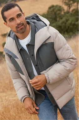 Hooded Puffer Down Jacket