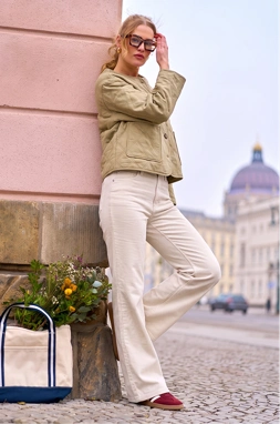 Flared Corduroy Jeans