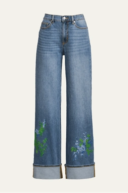 Embroidered Jeans