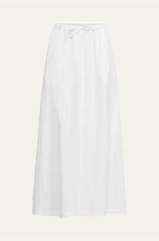 Linen Drawstring Skirt