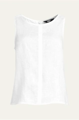 Button Back Linen Top