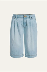 Denim Slouchy Shorts